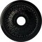 Ekena Millwork Bailey Ceiling Medallion (Fits Canopies up to 5 3/4"), 18"OD x 3 3/4"ID x 1 1/2"P, Black Pearl CM18BIBPS - alternate 1